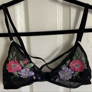 Floral Embroidered Bralette